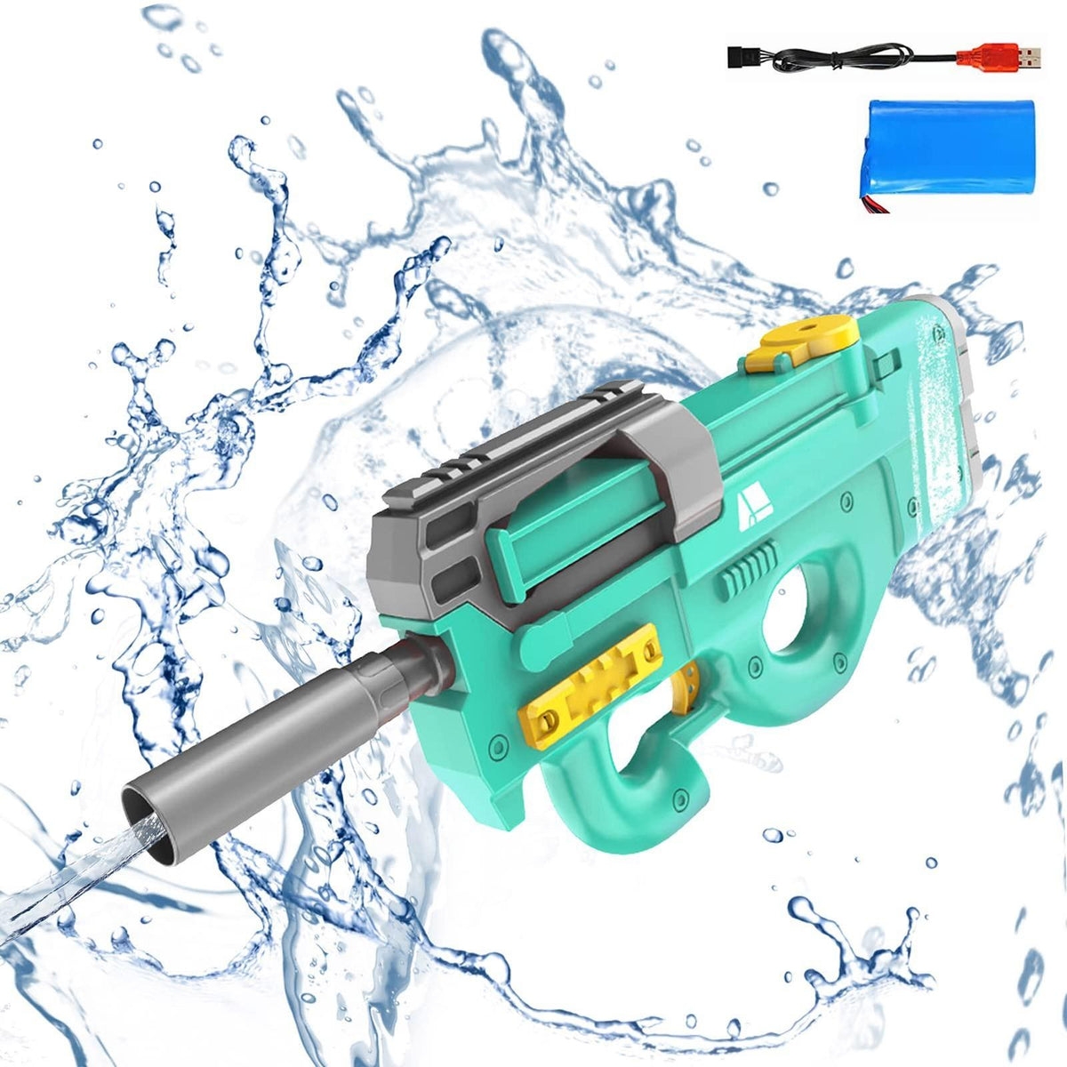 Kids Electric Water Gun P90 - High-Capacity Water Toy Canada