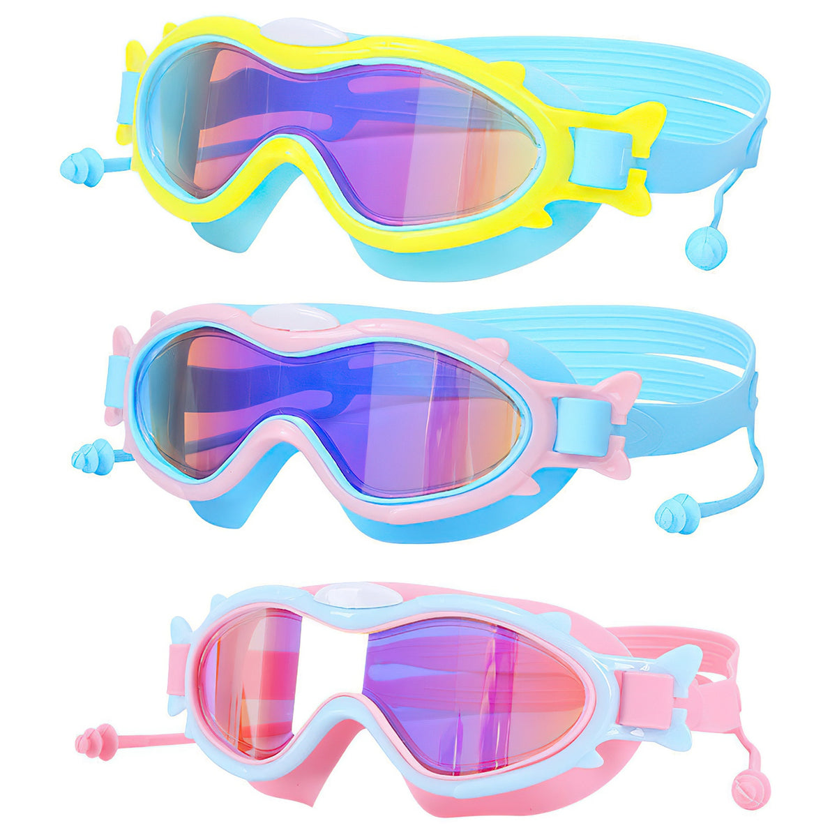 Kids Swim Goggles with Ear Plugs - Swimming Accessories Online