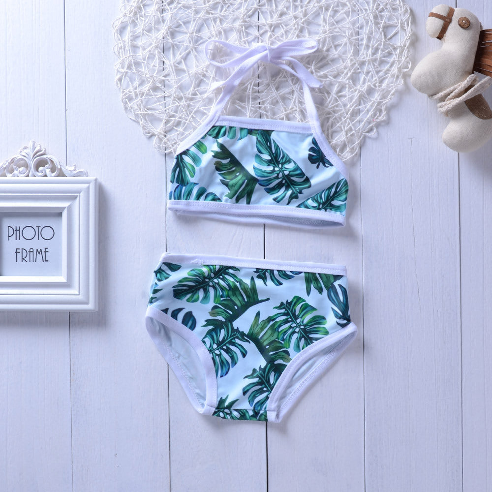 Baby girls 2-piece swimsuit summer swimwear set