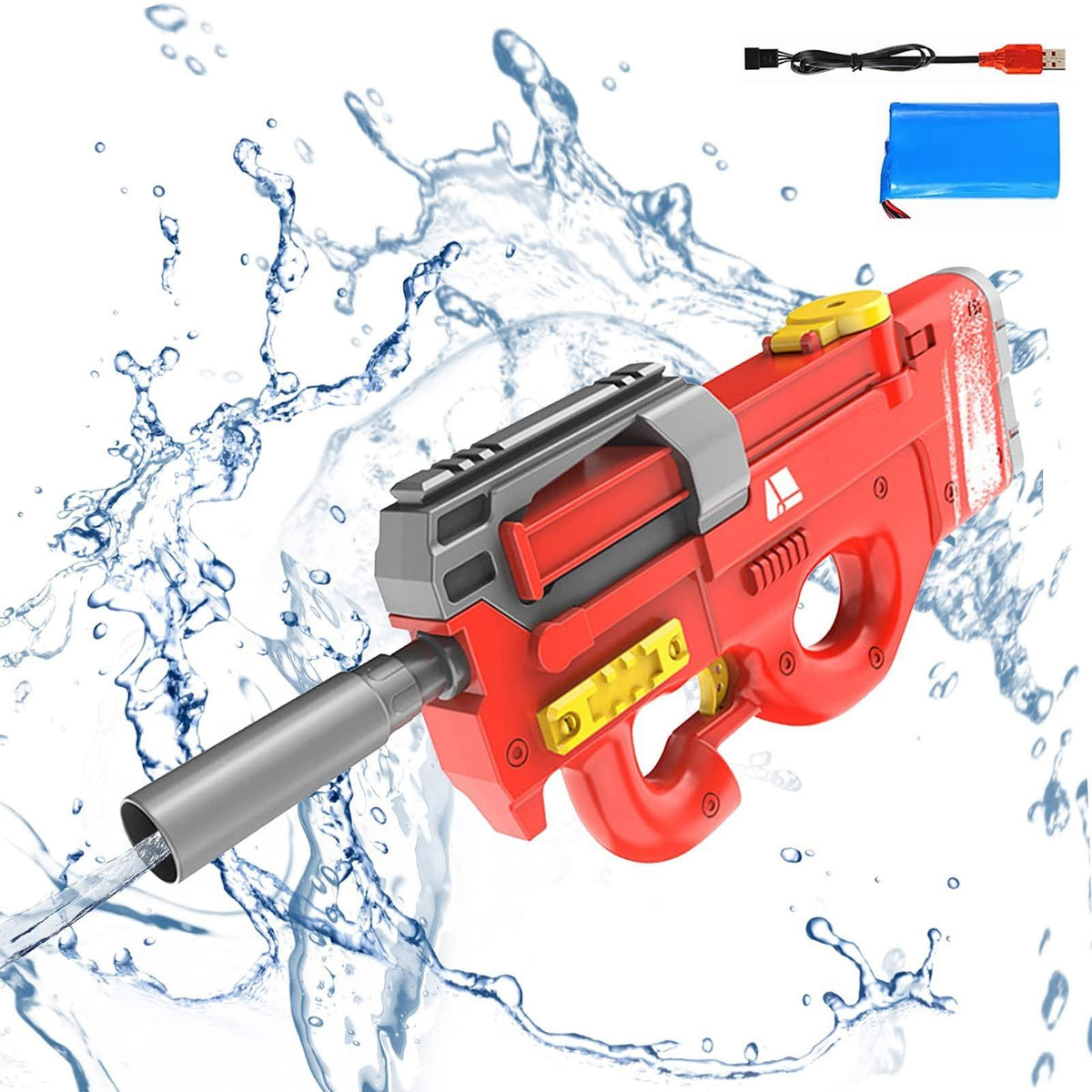 Kids Electric Water Gun P90 - High-Capacity Water Toy Canada